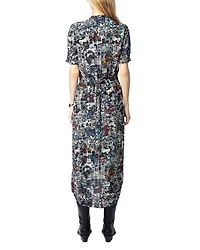 Rimaz Soft Butterfly Print Dress