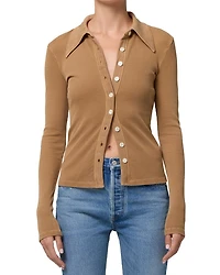 Gila Polo Button Front Top