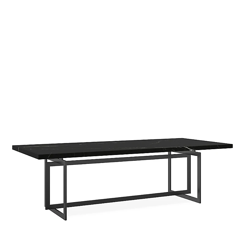 Caracole Wish You Were Dining Table - Deep Bronze/Nero Marguia