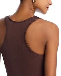 Ribbed Racerback Tank Top