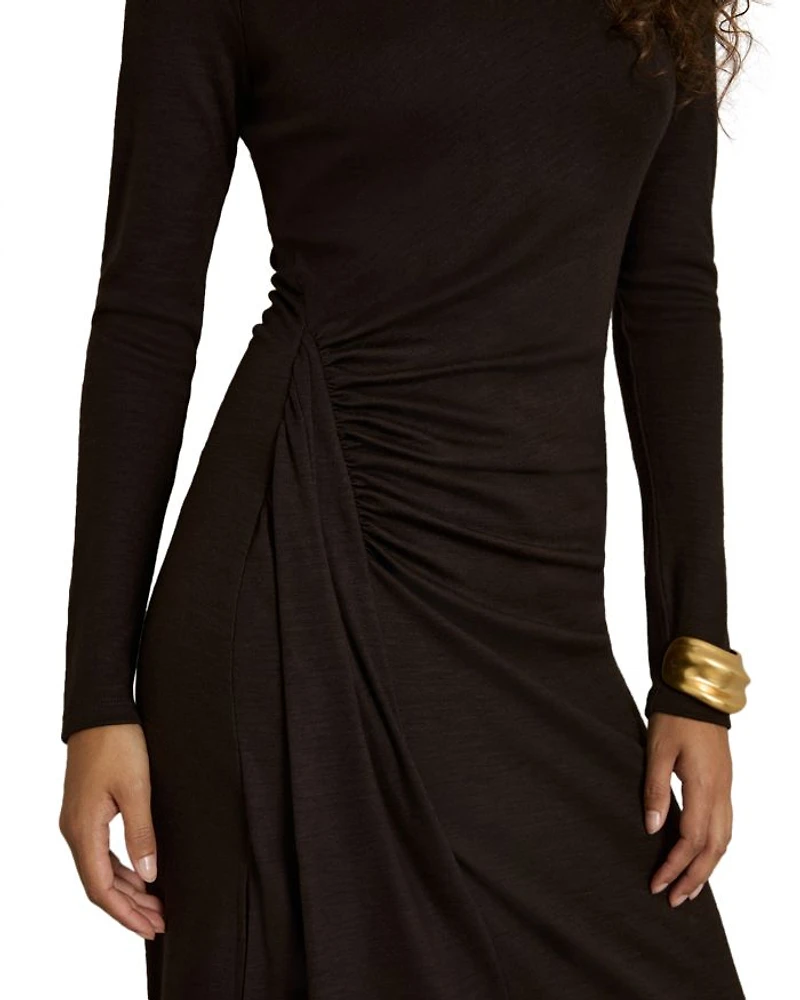 Nile Wool Jersey Midi Dress