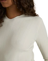Chloe Ribbed Hooded Sweater
