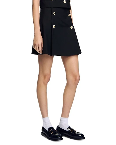 Short Pleated Skirt