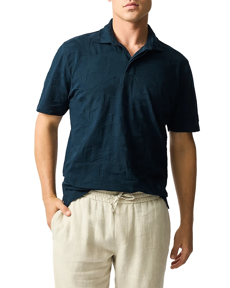 Rodd & Gunn Blaketown Floral Jacquard Regular Fit Polo Shirt