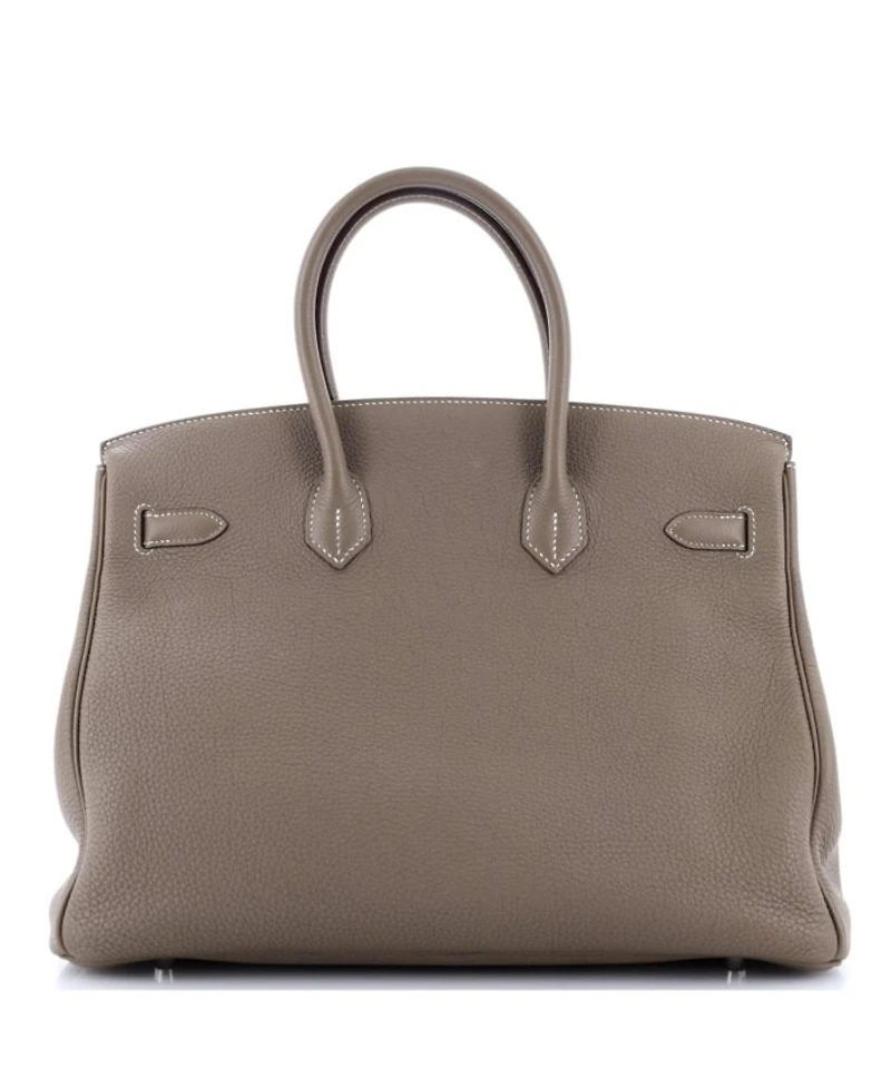 Pre-Owned HERMES Pre-Owned Hermes Birkin Handbag Togo with Palladium Hardware