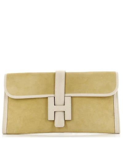 29 Jige Elan Clutch Doblis Suede