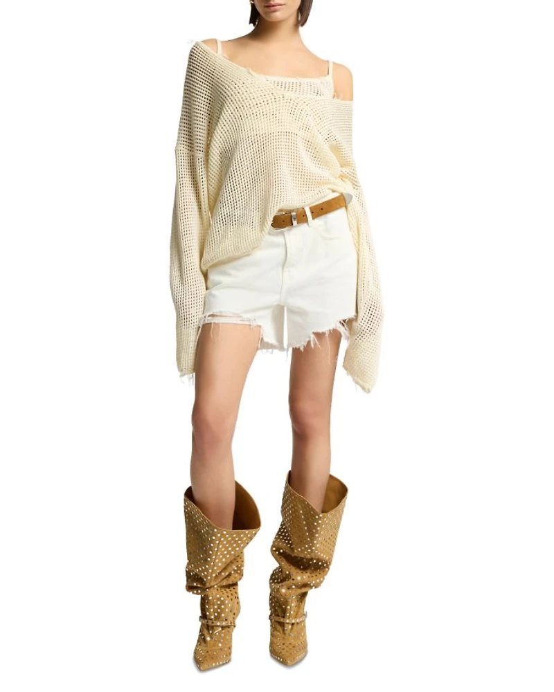 Monroe Denim Shorts Milkyway