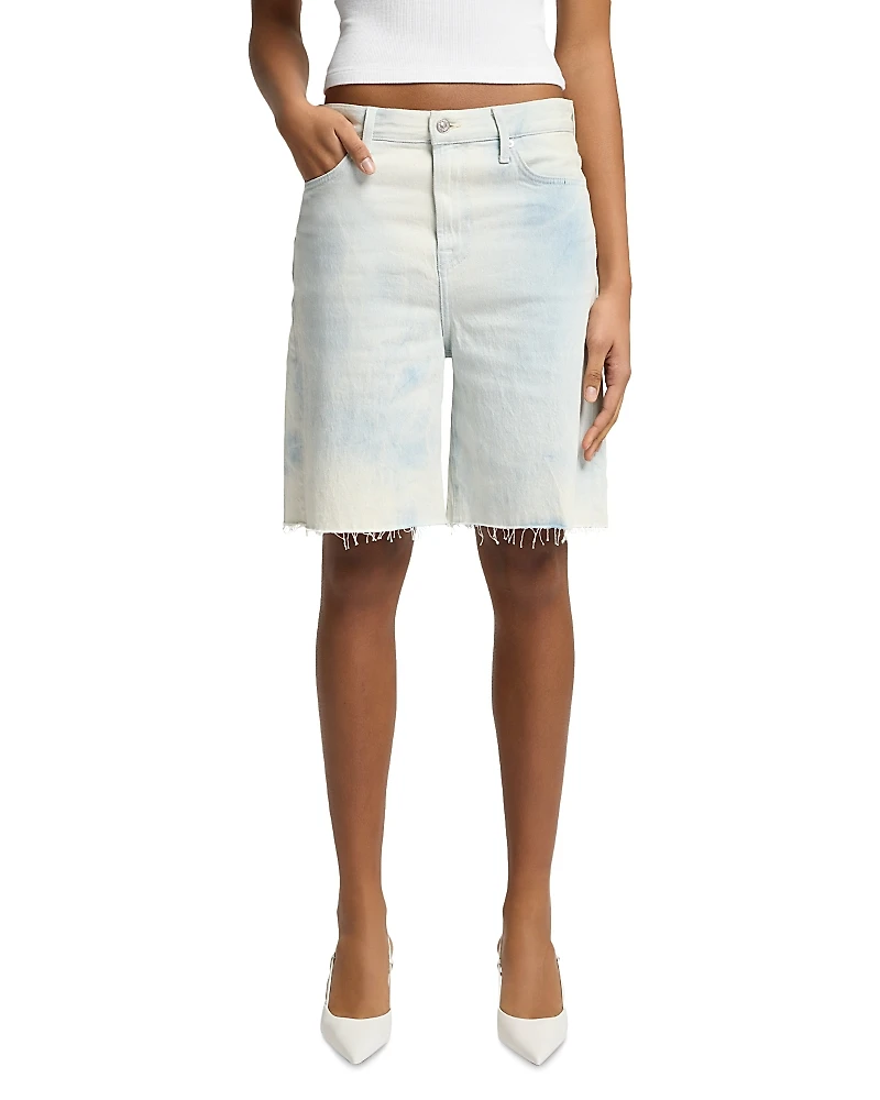 7 For All Mankind Lola Denim Bermuda Shorts