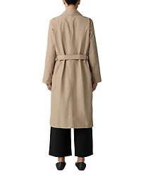 Light Cotton Nylon Trench Coat