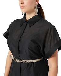 1A Uscita Candia Flared Shirt Dress