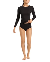 Cotton Seamless Long Sleeve Top