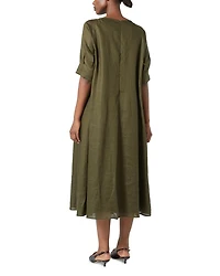 2A Uscita Kiens Raglan Sleeve Flared Dress