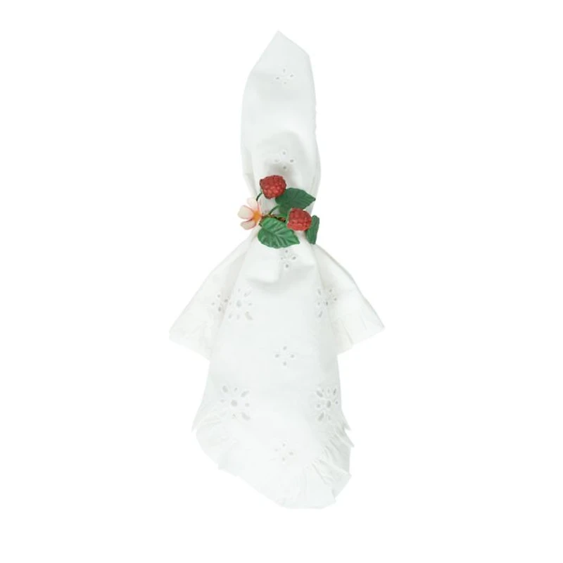 Meadow Walk Daffodil Napkin Rings, Set of 4