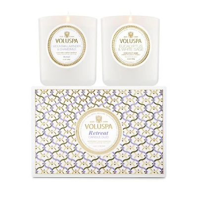 Maison Retreat Classic Candle Duo