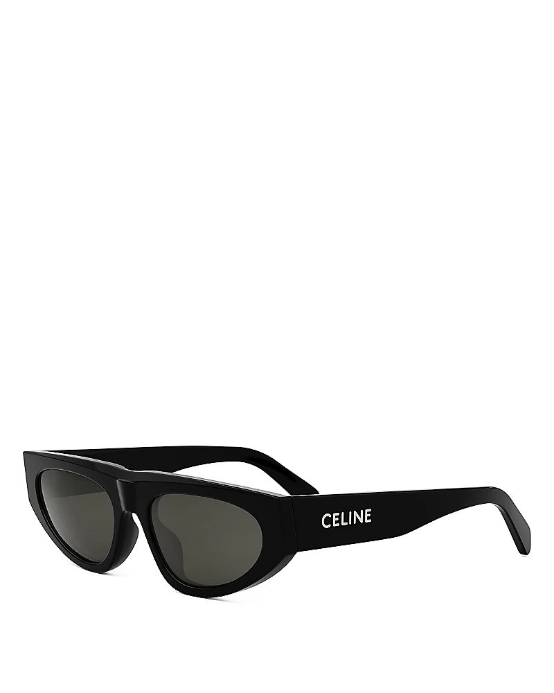 Celine Monochroms Geometric Sunglasses, 55mm