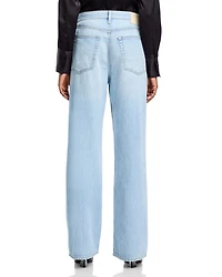 Logan Featherweight Mid Rise Wide Leg Jeans Greenport