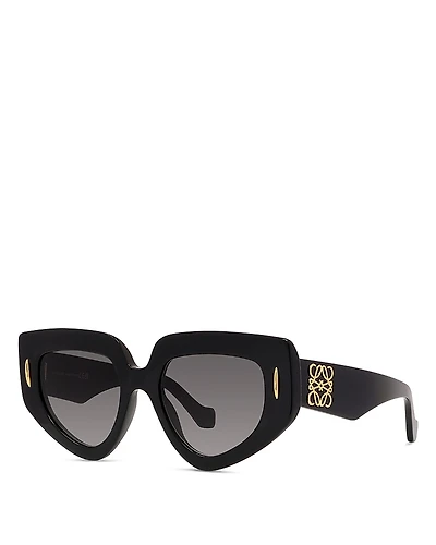 Loewe Anagram Geometric Sunglasses, 51mm