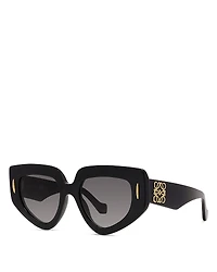 Loewe Anagram Geometric Sunglasses, 51mm