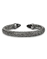 Sterling Silver Spear Black Onyx Cuff Bracelet
