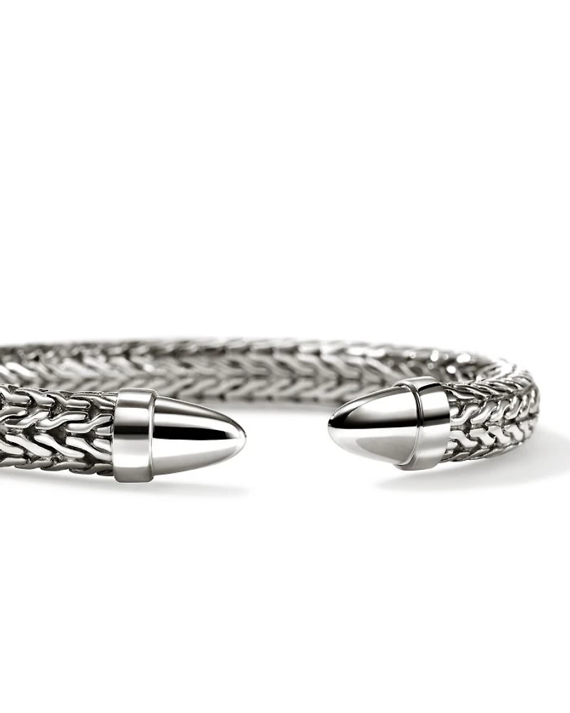 Sterling Silver Spear Polished Cuff Bracelet