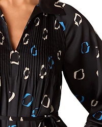 Scattered Hoops Midi Dress