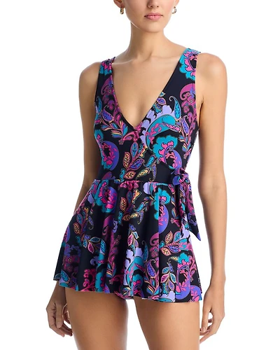Wrap Skirted One Piece Swimsuit