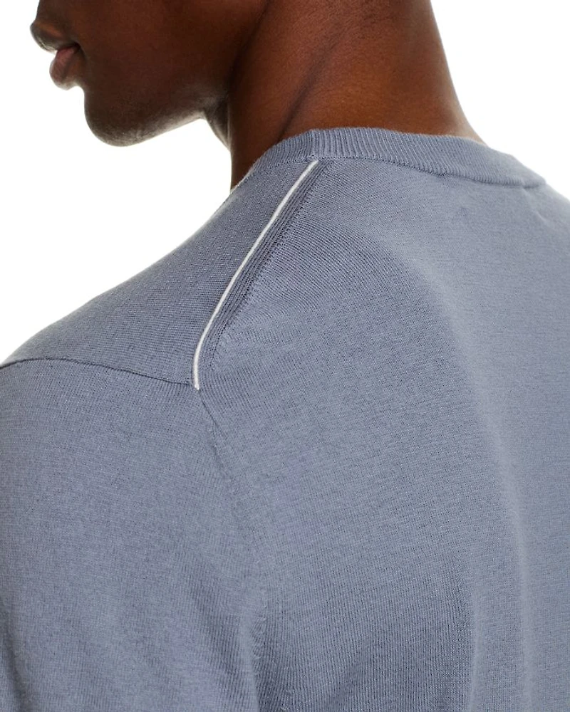 Cotton Cashmere Short Sleeve Sweater Tee - Exclusive