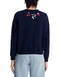 Fruit Embroidered Sweatshirt - Exclusive