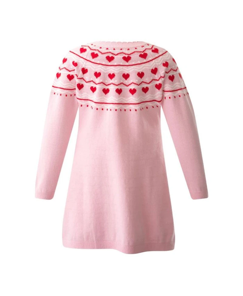 Girls' Heart Knit Dress - Little Kid, Big Kid