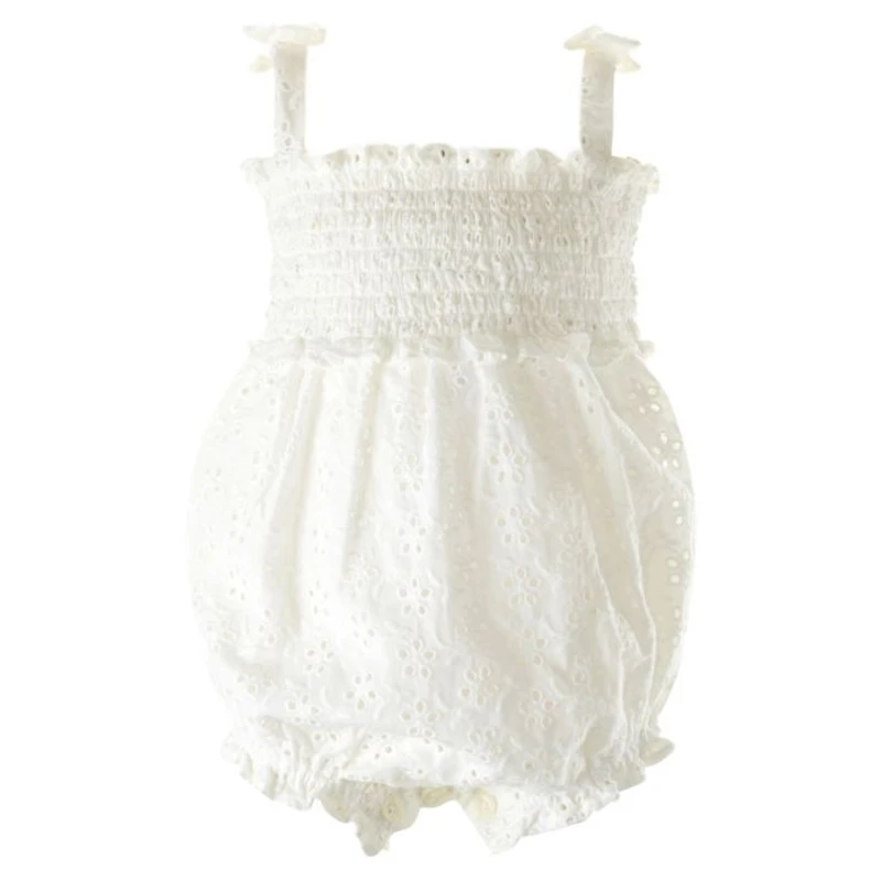 Eyelet Ruched Bubble - Baby