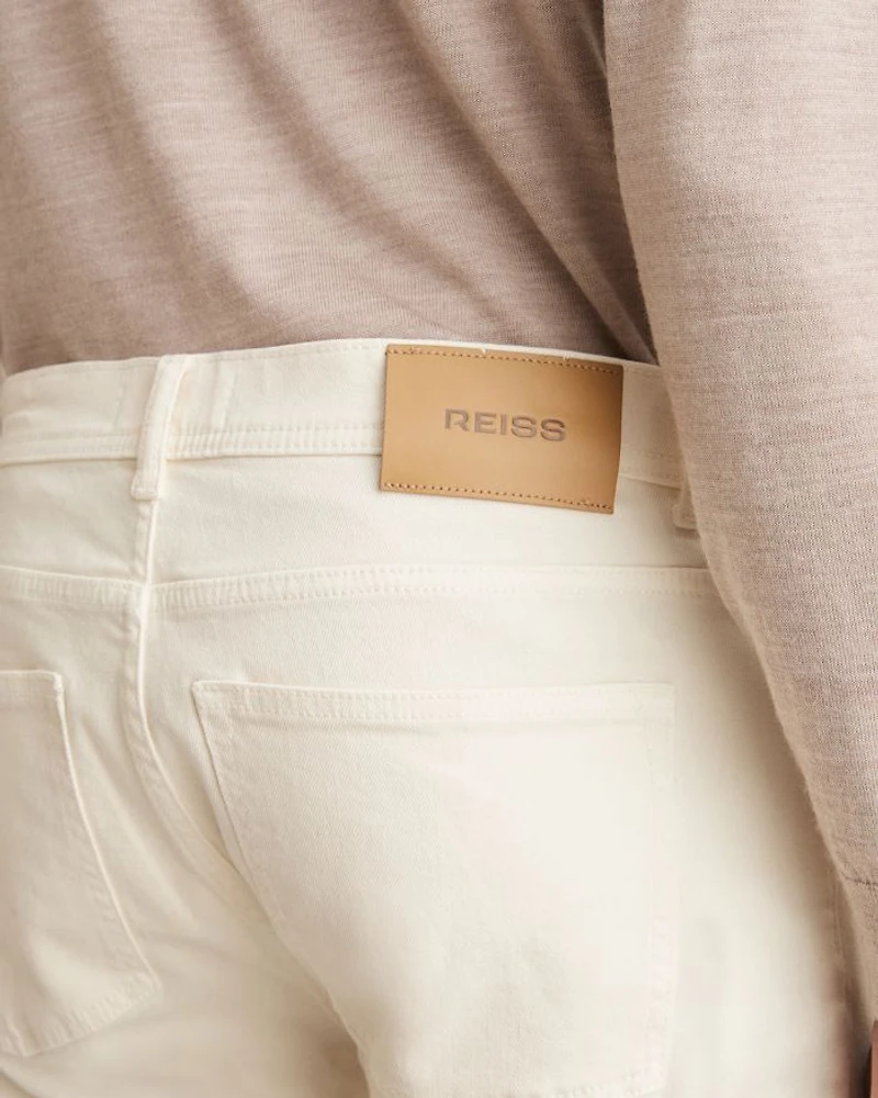 Picton Slim Fit Jeans White