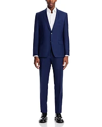 H-Huge Tonal Plaid Slim Fit Suit