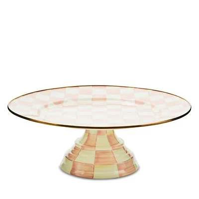 Rosy Check Large Pedestal Platter