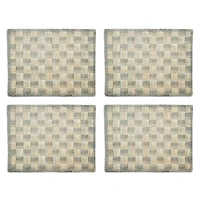 Gray Sinamay Placemats, Set of 4