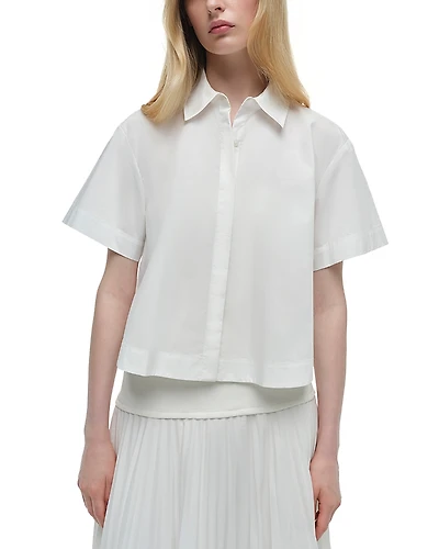 Simkhai Bernie Pleated Shirt