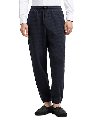 Emporio Armani Jacquard Logo Jogger Pants