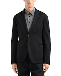 Emporio Armani Regular Fit Stretch Jersey Blazer