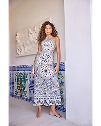 Indira Atma Printed Cover-Up Dress