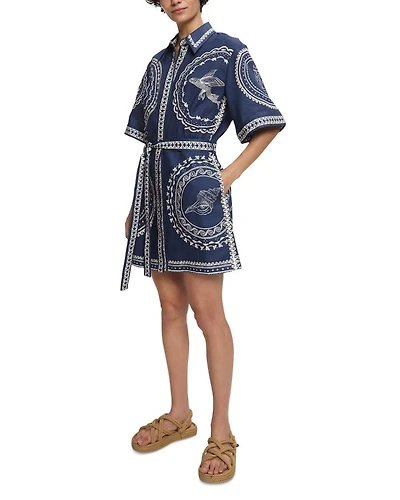 Oceane Linen Mini Dress