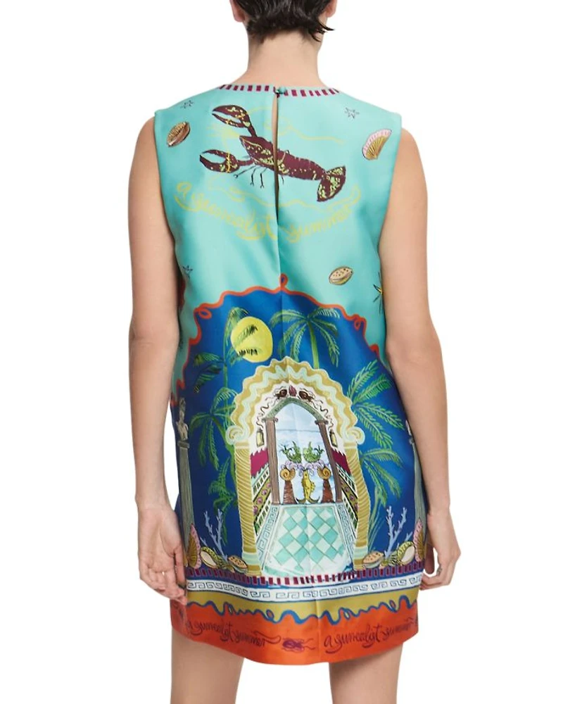 Surrealist Summer Mini Dress