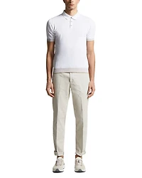 Garment Dyed Trousers Dunes Silver