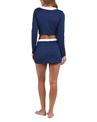 Coco Color Blocked Skirt Cover Up