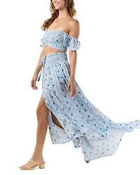 Hollie Sweetheart Crop Top Naturals
