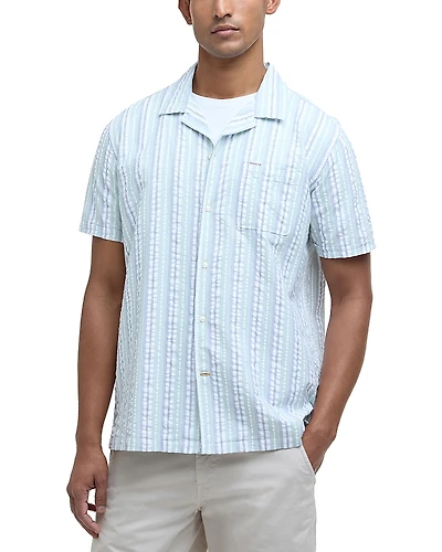 Barbour Beechcroft Regular Fit Short Sleeve Camp Shirt