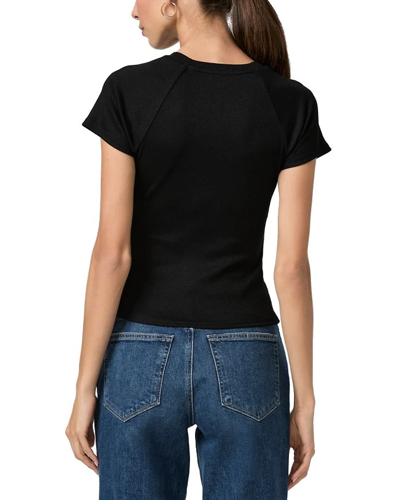 Bijou Shrunken Raglan Sleeved Tee