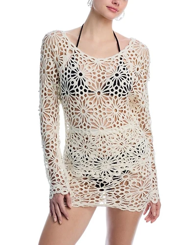 Crochet Top Swim Cover-Up
