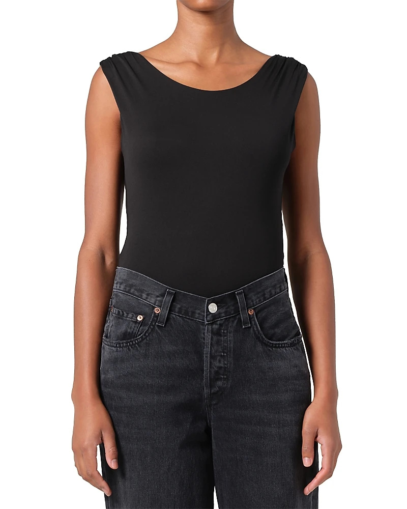 Agolde Ara Low Back Twist Bodysuit