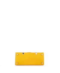 Mini Structured Saigon Top Handle Bag Coated Canvas with Leather
