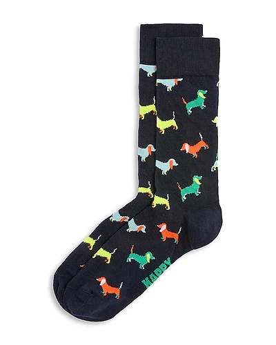 Happy Socks Puppy Love Crew Socks