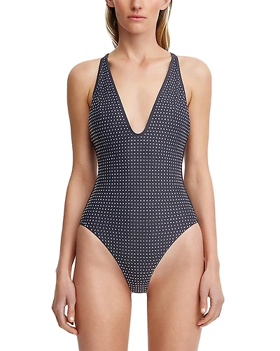 Significant Other Rochelle Embellished One Piece Swimsuit